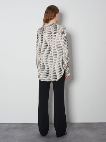 Someday Blouse zandkleurig/zwart