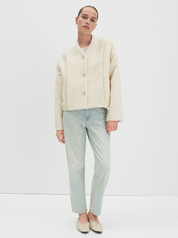 Someday Kurtka pluszowa w kolorze kremowym