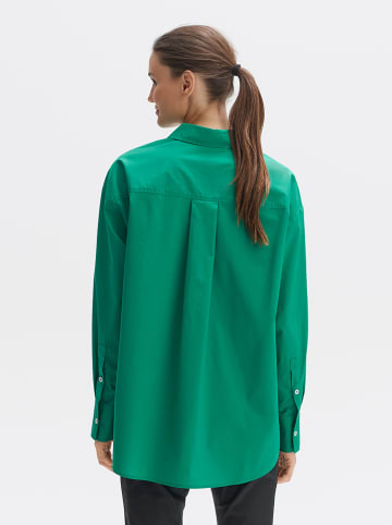 OPUS Bluzka "Freyana" w kolorze zielonym