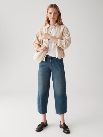 OPUS Koszula sztruksowa w kolorze beżowym