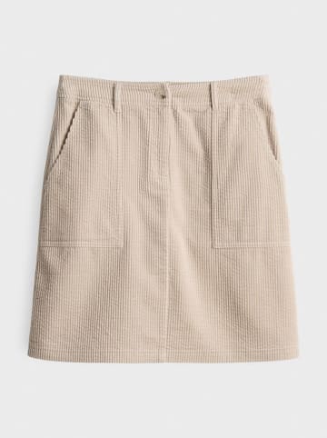 OPUS Corduroy rok zandkleurig