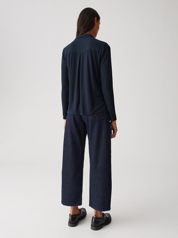 OPUS Bluse in Dunkelblau