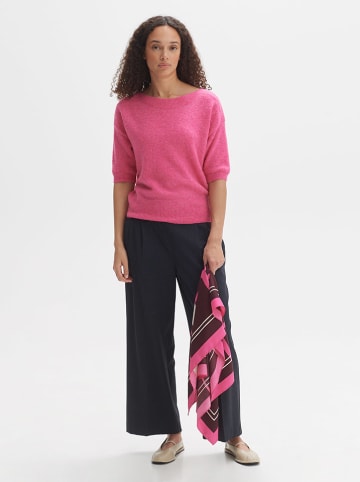 OPUS Tuch in Pink/ Bordeaux - (L)90 x (B)90 cm