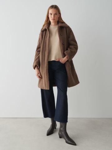 OPUS Teddymantel "Heddy" in Braun