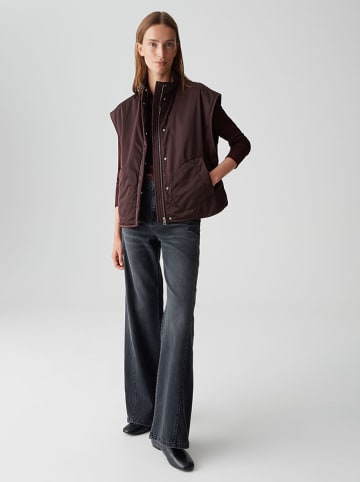 OPUS Weste in Dunkelbraun