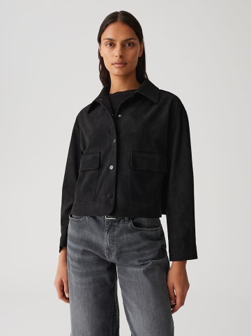 OPUS Hemdjacke in Schwarz