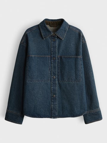 OPUS Kurtka dżinsowa w kolorze granatowym