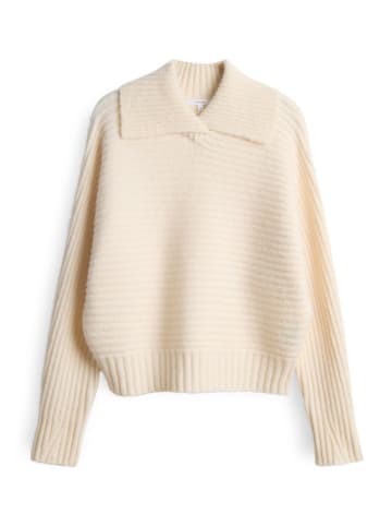 OPUS Sweter "Purika" w kolorze kremowym