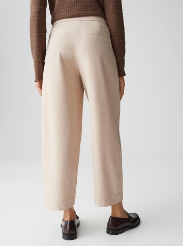 OPUS Spodnie w kolorze beżowym