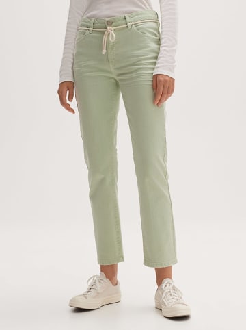 OPUS Spijkerbroek "Louis" - regular fit - lichtgroen