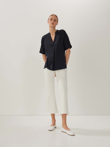 Someday Blouse "Zerike" donkerblauw