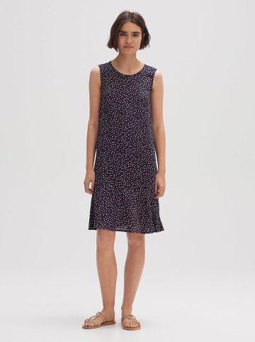 OPUS Jurk "Wenola" zwart/meerkleurig