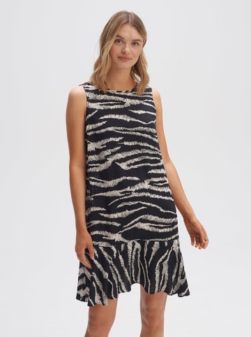 OPUS Jurk zwart/crème