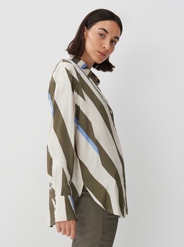 Someday Bluse "Zisabel Dynamic" in Creme/ Khaki