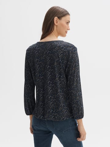 OPUS Blouse donkerblauw