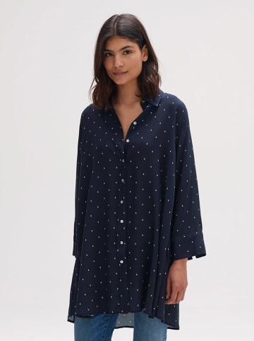 OPUS Blouse "Fadonna" donkerblauw