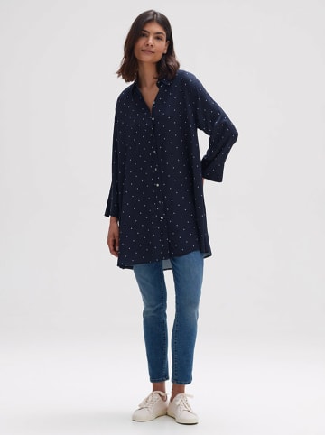 OPUS Blouse "Fadonna" donkerblauw