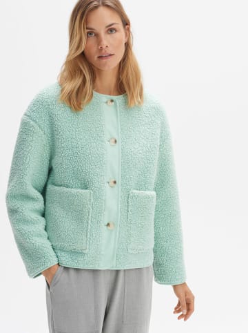 OPUS Teddyjacke in Türkis