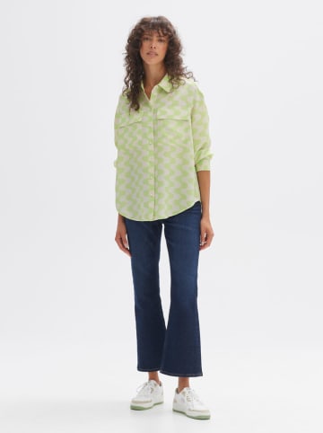 OPUS Blouse citroengroen