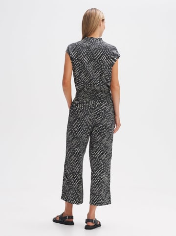OPUS Jumpsuit zwart/wit