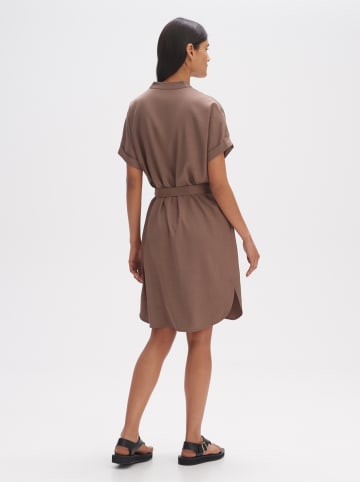 OPUS Kleid in Hellbraun