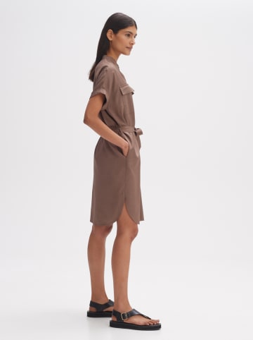 OPUS Kleid in Hellbraun