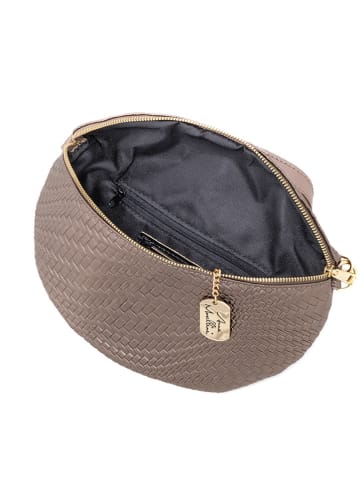 Anna Morellini Leren heuptas "Rufina" brons/bronskleurig - (B)30 x (H)18 x (D)9 cm