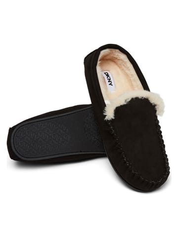 DKNY Kapcie w kolorze czarnym