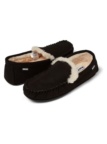 DKNY Kapcie w kolorze czarnym