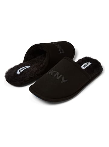 DKNY Kapcie w kolorze czarnym