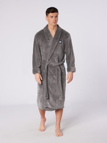 DKNY Szlafrok w kolorze szarym