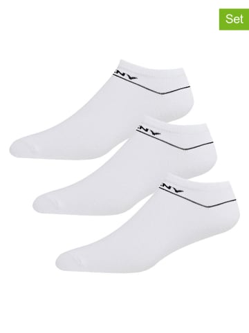DKNY Skarpety (3 pary) w kolorze białym