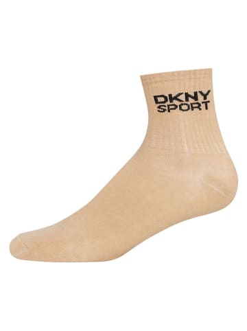 DKNY 6er-Set: Socken in Hellbraun/ Creme/ Rosa
