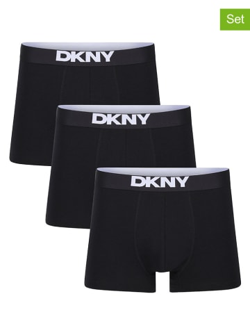 DKNY 3er-Set: Boxershorts in Schwarz