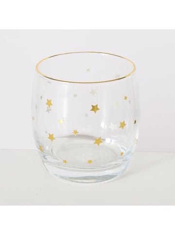 Boltze Windlicht "Lumi" in Gold/ Ohne Farbe - (H)11 cm