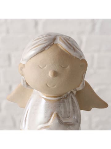 Boltze Decofiguur "Terrana" beige/wit - (H)14,8 cm