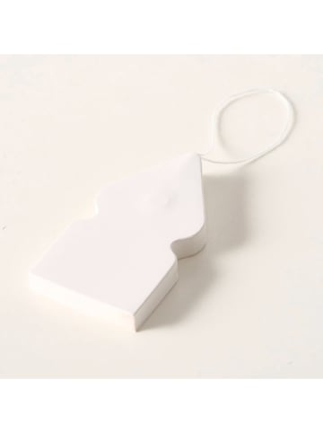 Boltze Zawieszka dekoracyjna "Famina" w kolorze białym - wys. 21 x Ø 20 cm