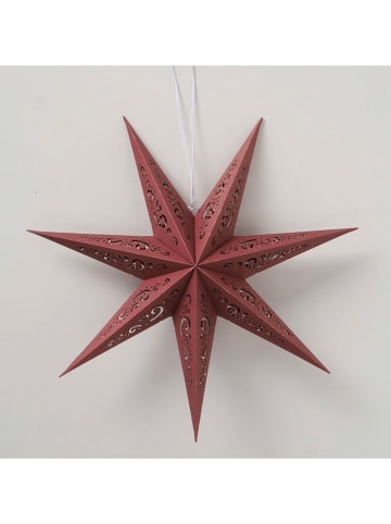 Boltze Dekoanhänger "Kassina" in Rot - (H)16,5 x Ø 50 cm