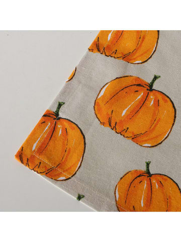 Boltze Tischläufer "Pumpkin" in Beige/ Orange - (L)140 x (B)40 cm