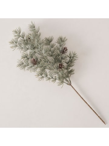 Boltze Dekoracyjna gałązka "Kiefer" w kolorze zielonym - wys. 6 cm