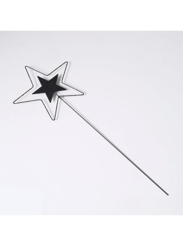 Boltze LED-Gartenstab "Palino" in Schwarz - (H)113 cm