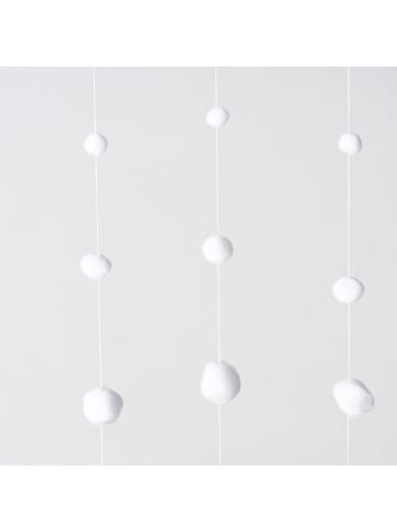 Boltze Vorhang "Snowfall" in Weiß - (B)90 x (H)200 cm