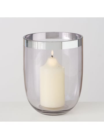 Boltze Windlicht ''Zilla'' in Transparent - (H)15 x Ø 11,5 cm