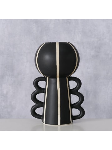 Boltze Wazon "Nanuka" w kolorze czarno-białym - wys. 14,5 cm