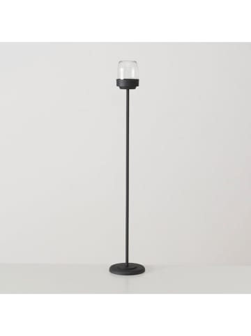 Boltze 3-delige set: windlichten "Senza" zwart