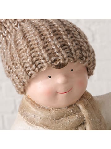 Boltze Decoratief figuur "Charlie" beige/lichtbruin - (H)38 cm
