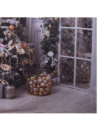 Clayre & Eef Wandteppich "Weihnachtsbaum" in Bunt - (L)180 x (B)210 cm