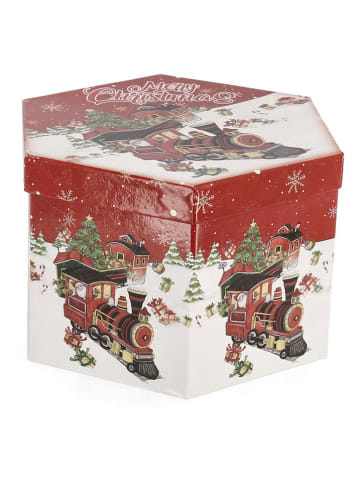 Bizzotto Kerstballen "Quinlee" rood - Ø 7,5 cm - 14 stuks