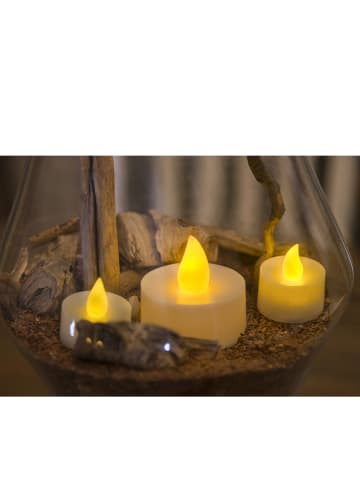 Konstsmide Podgrzewacze LED (2 szt.) w kolorze białym - wys. 5,6 cm