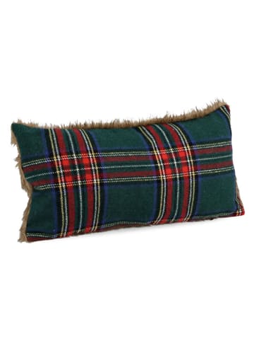 Bizzotto Kussen "Scots" groen - (L)50 x (B)25 cm